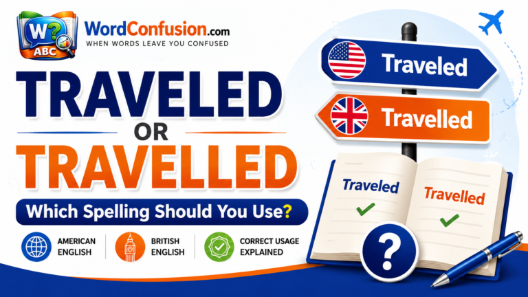 wordconfusion-Traveled or Travelled: Which Spelling Should You Use?-Featured image