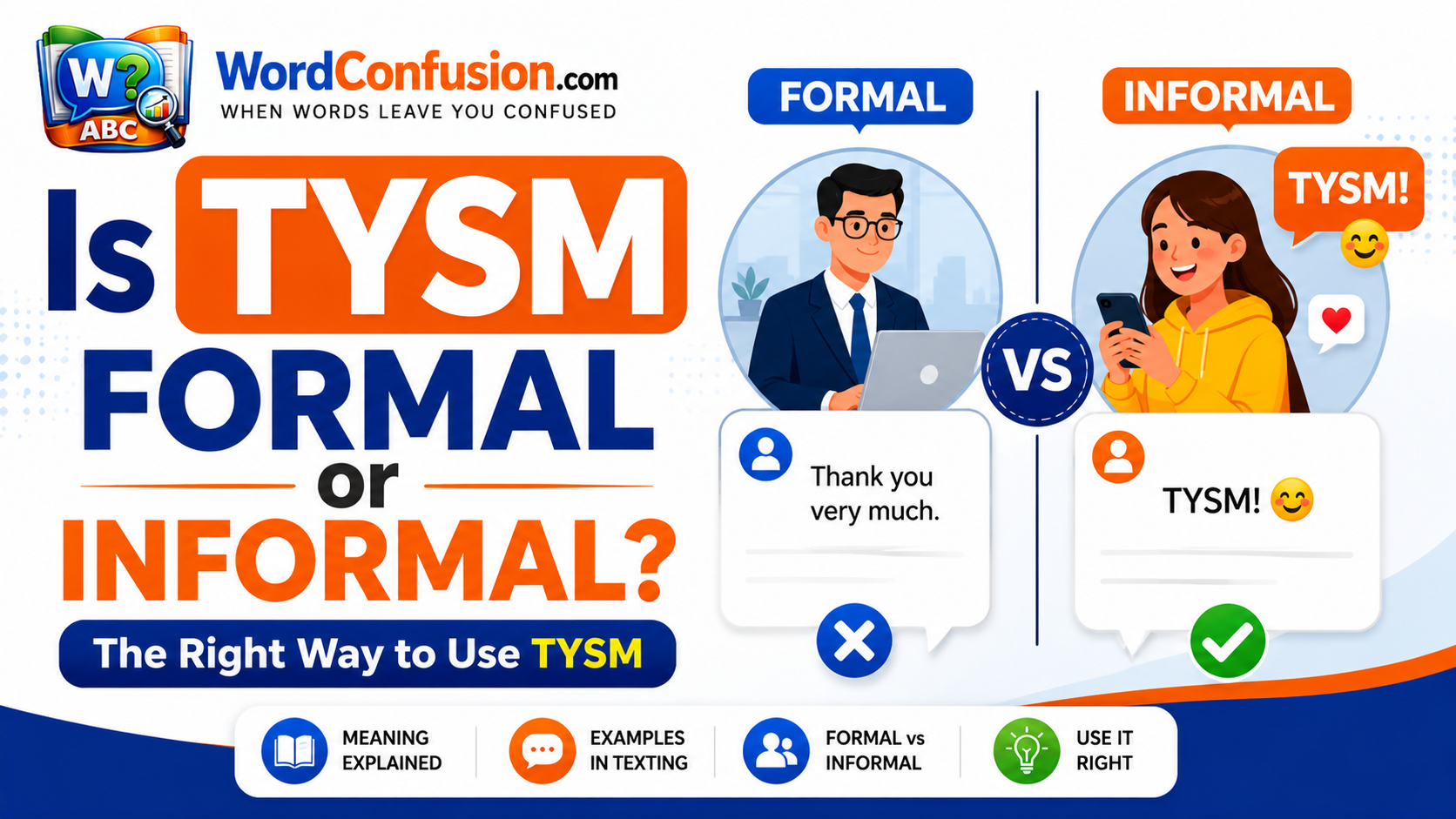 wordconfusion-Is TYSM Formal or Informal?-img