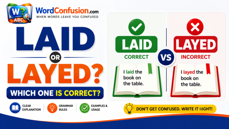 wordconfusion-Laid or Layed? Which One Is Correct?-Featured image