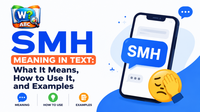 wordconfusion-SMH Meaning in Text: What It Means, How to Use It, and Examples-Featured image