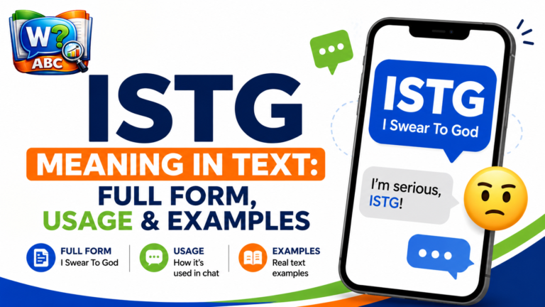 wordconfusion-ISTG Meaning in Text: Full Form, Usage & Examples-Featured image