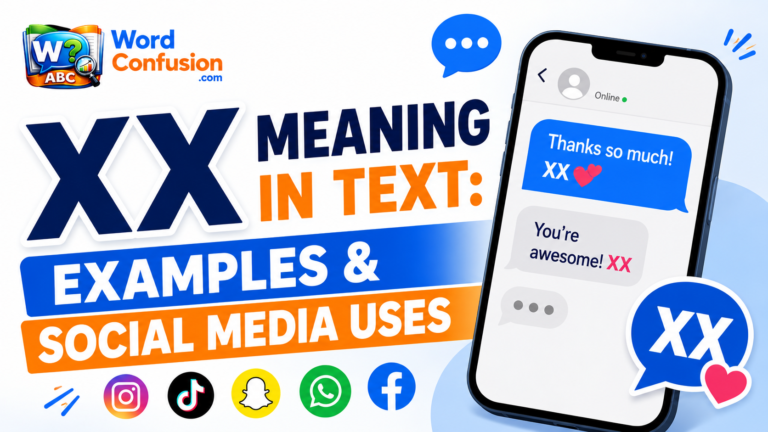 wordconfusion-XX Meaning in Text:Examples & Social Media Uses-Featured image