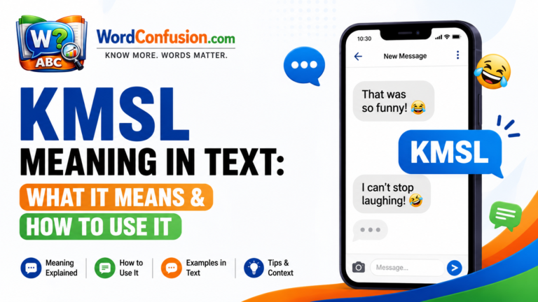wordconfusion-KMSL Meaning in Text: What It Means & How to Use It-Featured image