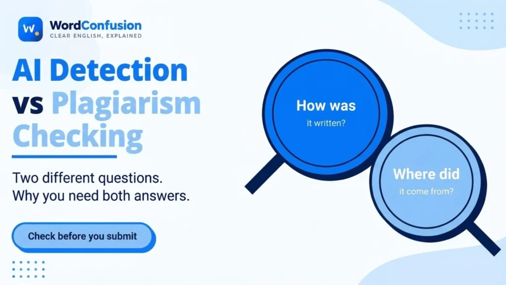 AI Detection vs Plagiarism Checking: Why Students Need Both?