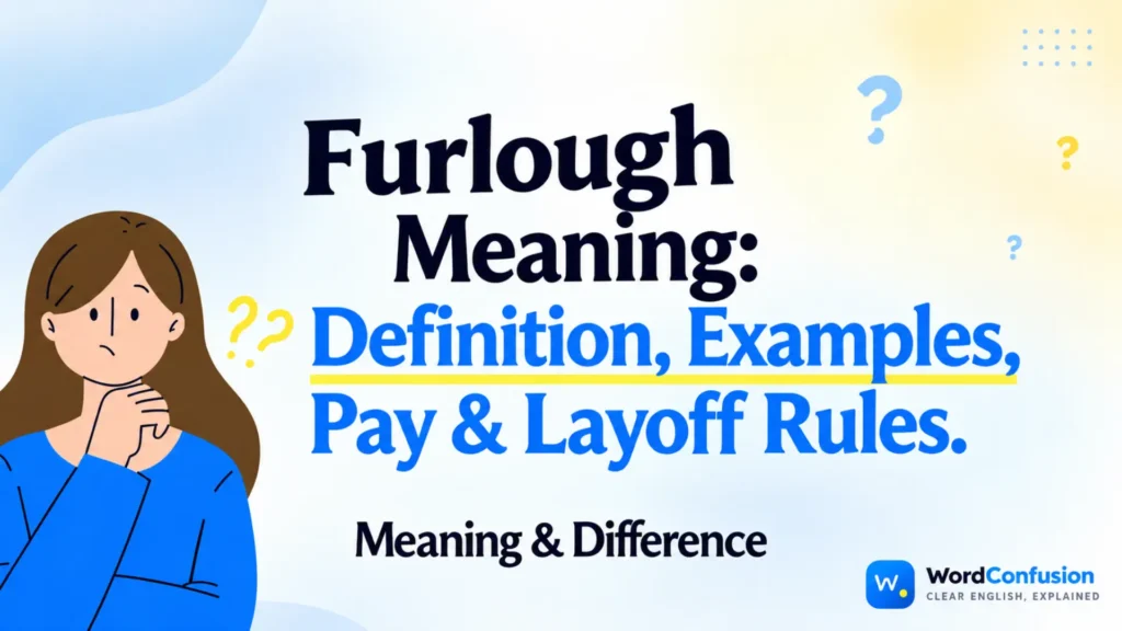 Furlough Meaning: Definition, Examples, Pay & Layoff Rules